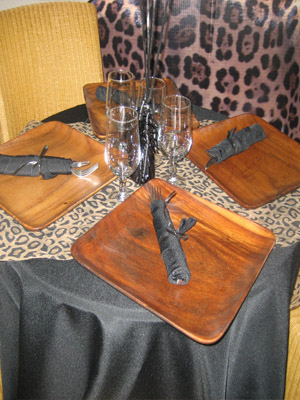 деревянные тарелки