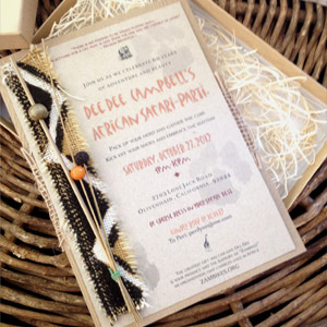 приглашение Африканский тотем