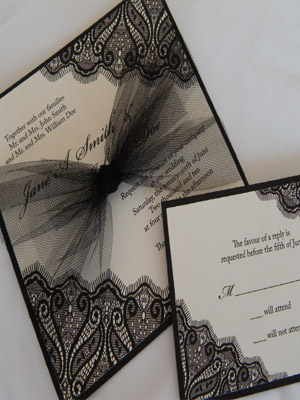 приглашение с бантиком