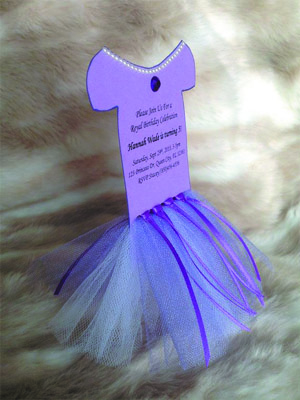 Пригласительная "Карнавальное платье"