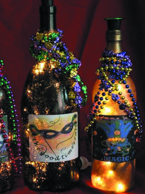 золотые бутылки