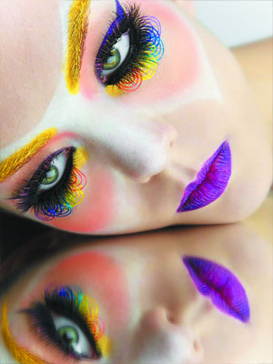 художественные шедевры на лице 