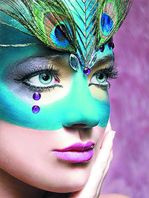 макияж для бразильской вечеринки