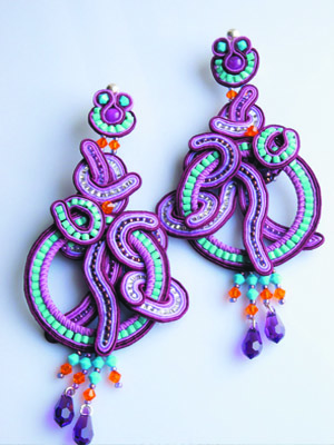 серьги ручной работы 