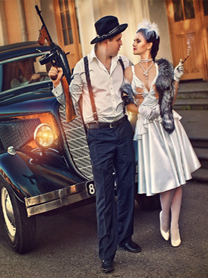 Вечеринка в стиле чикагских гангстеров