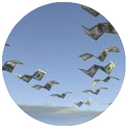 игра Чьи деньги дальше летают