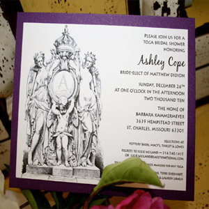 Приглашения в греческом стиле