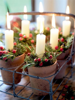 свечи в старинных канделябрах