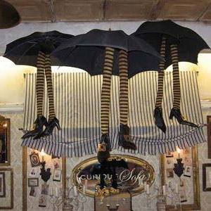 черные зонтики и полосатые ведьмины чулки