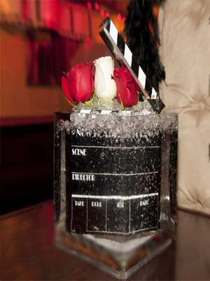 декор розами