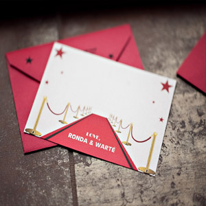 Приглашение Красная дорожка 