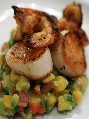 Креветки печеные