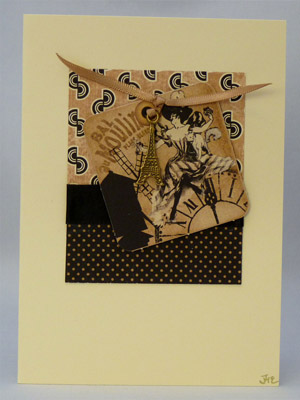 приглашение "Старинная открытка"