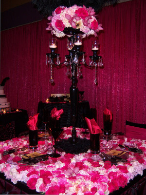 лепестки роз