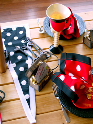 Вечеринка в стиле пиратов Карибского моря: приглашения и декор 