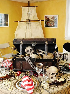 декор пиратского стола