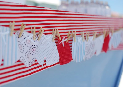 Гирлянда из бумажных «шортиков»