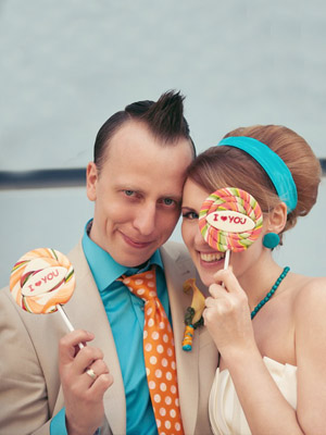 оранжевый галстук