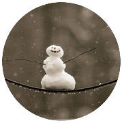 Качели для снеговика