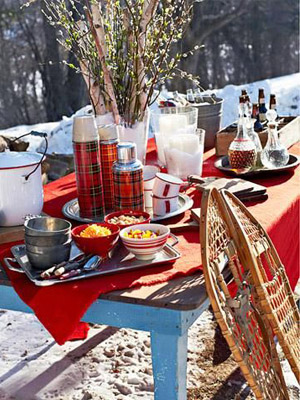 зимний пикник
