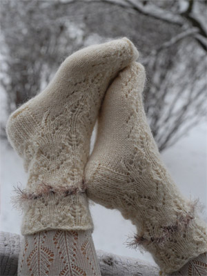 шерстяные носки 