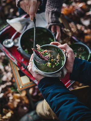 горячий суп