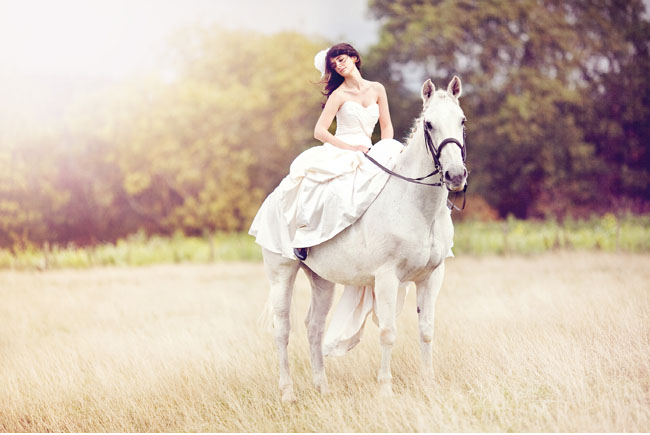 осень, лошадь, свадьба