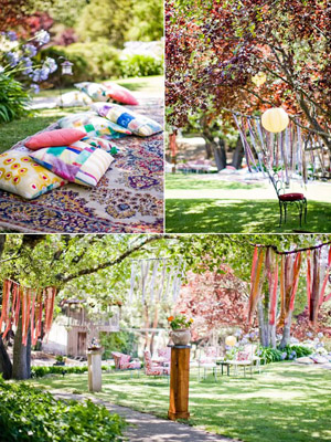 атласные ленты, подушки и пледы 