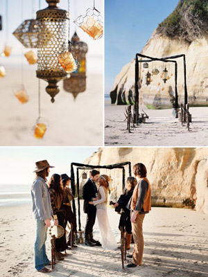 церемония на пляже 