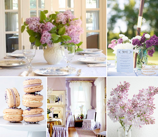 свадьба в сиреневом цвете