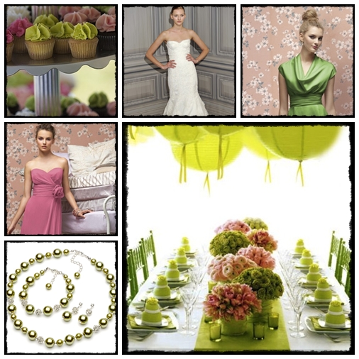 свадьба в зеленом цвете