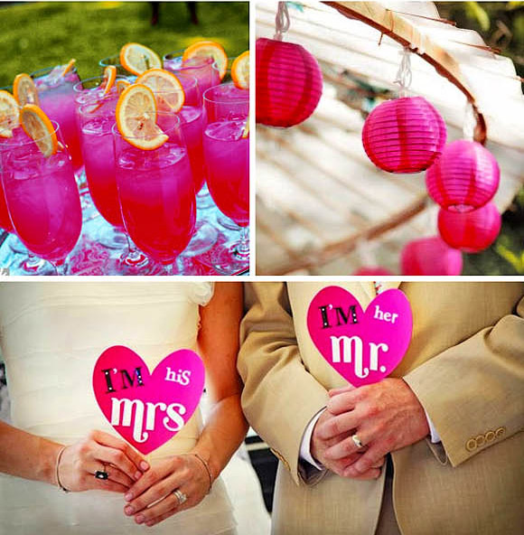 свадьба в розовом цвете