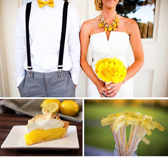 свадьба в желтом цвете