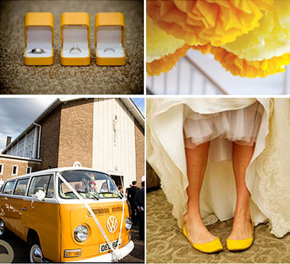 свадьба в желтом цвете