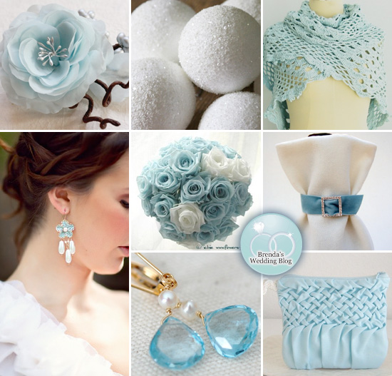 свадьба в голубом цвете
