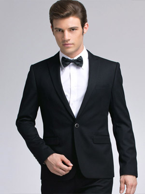 черный костюм