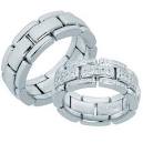 свадебные кольца в виде цепи