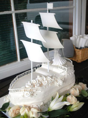 торт корабль