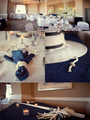 сине-черно-белая гамма