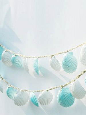 гирлянда из ракушек
