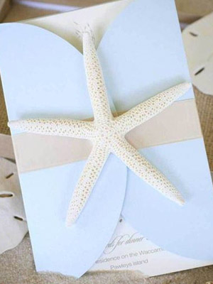 	Приглашение с морской звездой