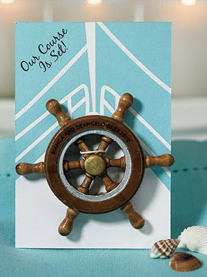 Приглашение с корабельной атрибутикой