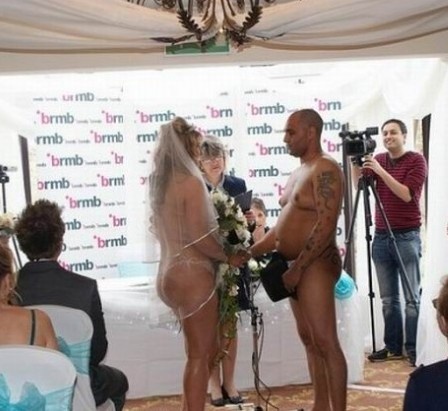 свадьба в стиле ню