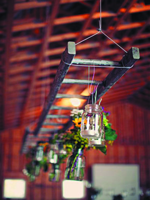 садовый инвентарь в декоре