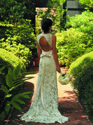 нежное кружевное платье