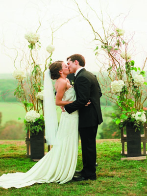 церемония на открытом воздухе