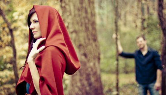 фотосессия в стиле красной шапочки