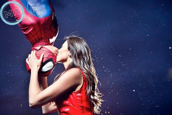фотосессия в стиле супергероя