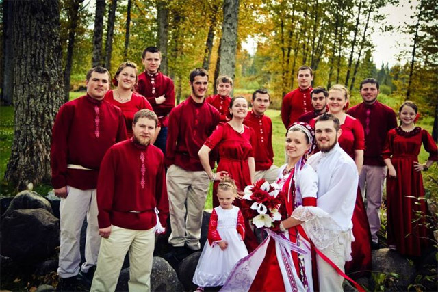 ретро стиль свадьбы 2012