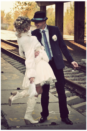 ретро стиль свадьбы 2012